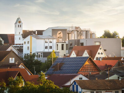 Berg Brauerei Luftaufnahme von der Brauerei